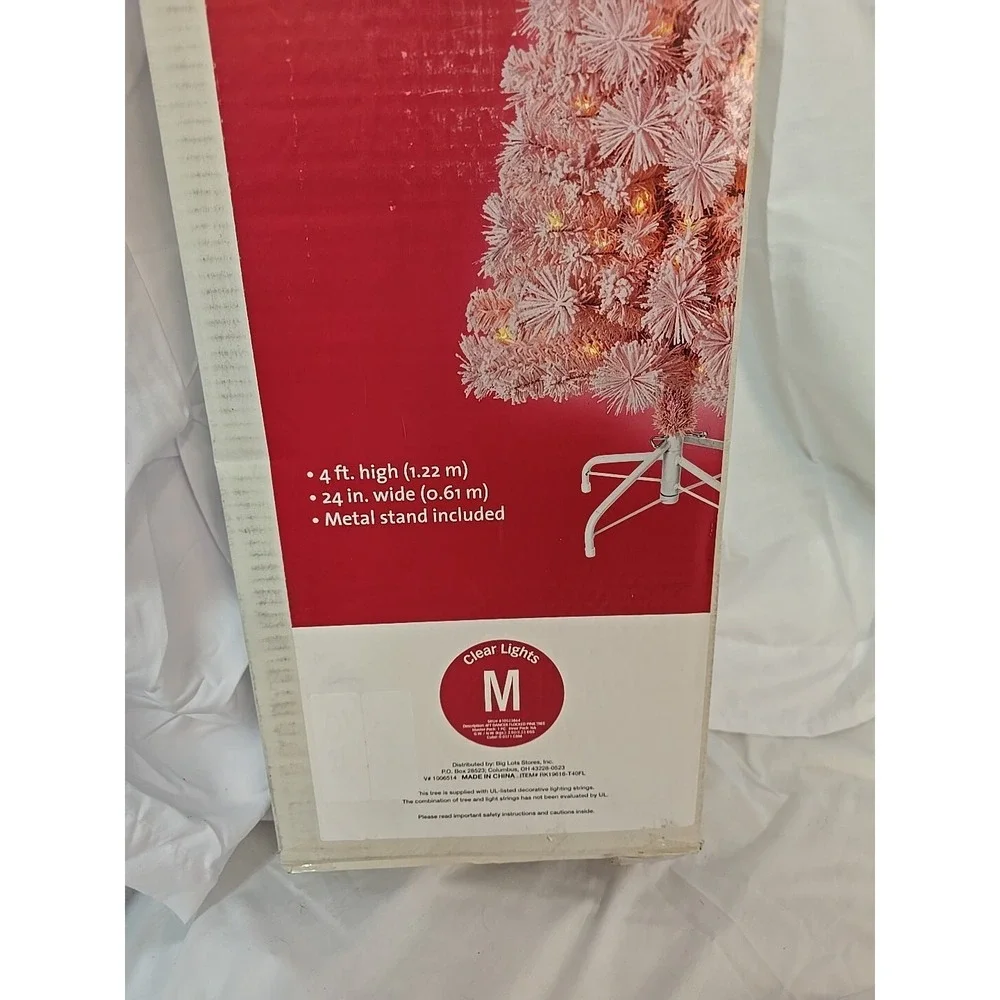 Winter Wonder‎ Lane Dancer Pre-lit Tree 4 Ft 70 Clear Lights NEW